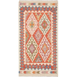 Hand Made Rug Kilim Afghanistan 100x192 Rust Re