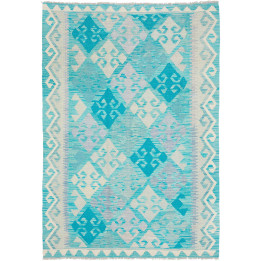 Hand Made Rug Kilim Afghanistan 121x178 Turquoi