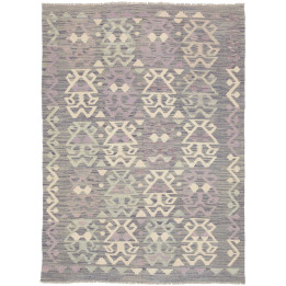 Hand Made Rug Kilim Afghanistan 126x174 Gray La