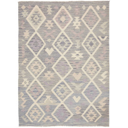 Tappeto Originale Kilim Afghanistan 127x173 Gri