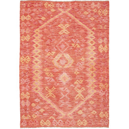 Hand Made Rug Kilim Afghanistan 121x175 Red Ora