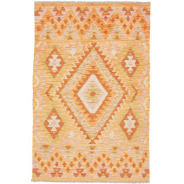 Hand Made Rug Kilim Afghanistan 100x152 Orange