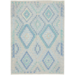 Hand Made Rug Kilim Afghanistan 132x181 Light G
