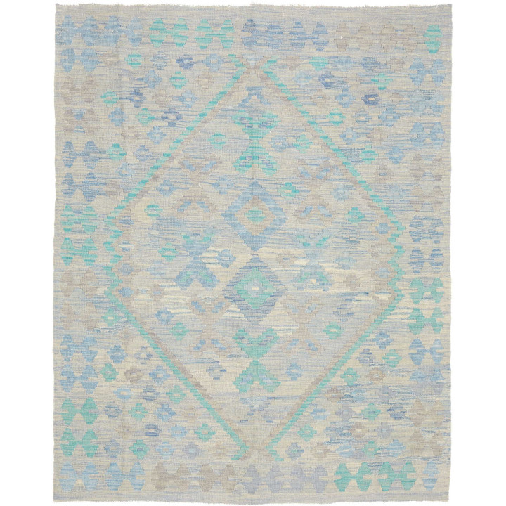 Hand Made Rug Kilim Afghanistan 154x194 Beige L