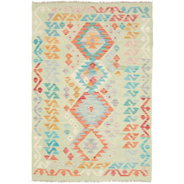 Tappeto Originale Kilim Afghanistan 97x145 Verd