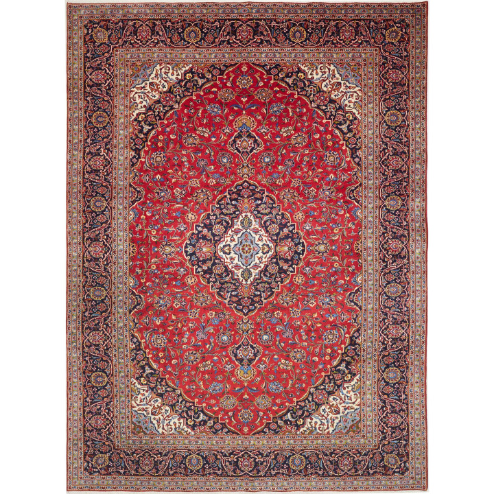 Hand Made Rug Ardakan Persia 287x395 Red Dark B