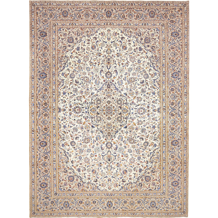 Tappeto Originale Kashan Persia 304x404 Avorio