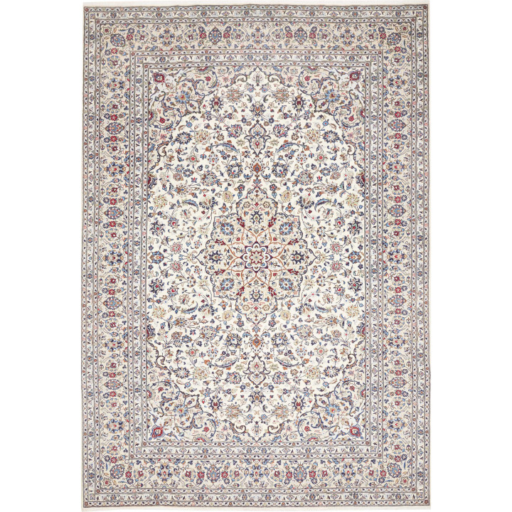 Tappeto Originale Kashan Persia 245x360 Avorio