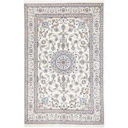 Hand Made Rug Nain Kashmar Persia 187x291 Ivory