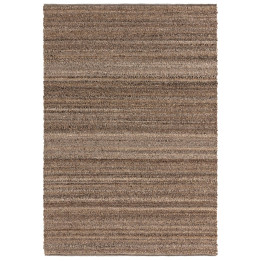 Tappeto Abbus geometrico marrone caldo e tortora