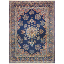 Hand Made Rug Kerman Persia 257x350 Midnight Bl