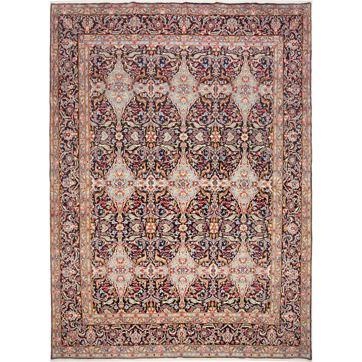 Hand Made Rug Kerman Persia 293x400 Midnight Bl