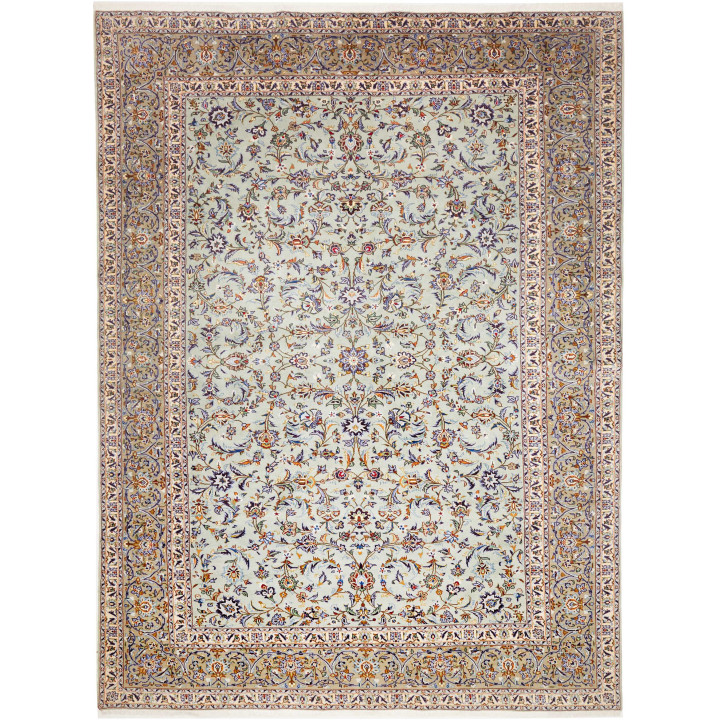 Tappeto Originale Kashan Persia 272x388 Verde M
