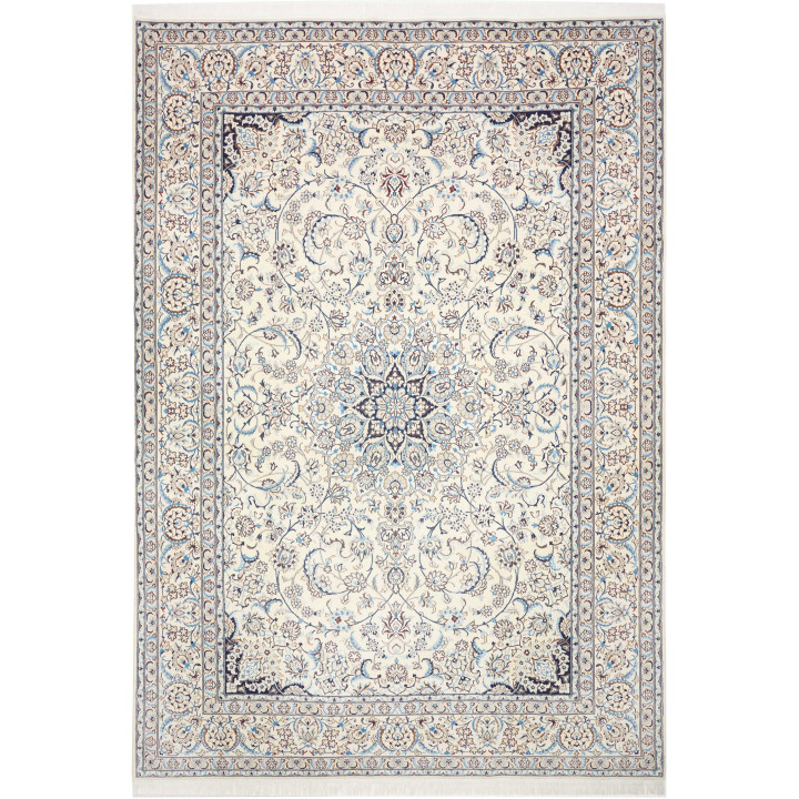 Hand Made Rug Nain 9la Persia 253x367 Ivory Blu