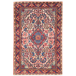Hand Made Rug Sarough Persia 72x110 Red Blue