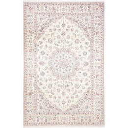 Hand Made Rug Nain 9la Persia 196x300 Ivory Bur