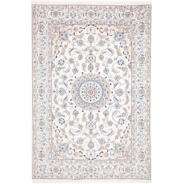 Hand Made Rug Nain Kashmar Persia 203x310 Ivory