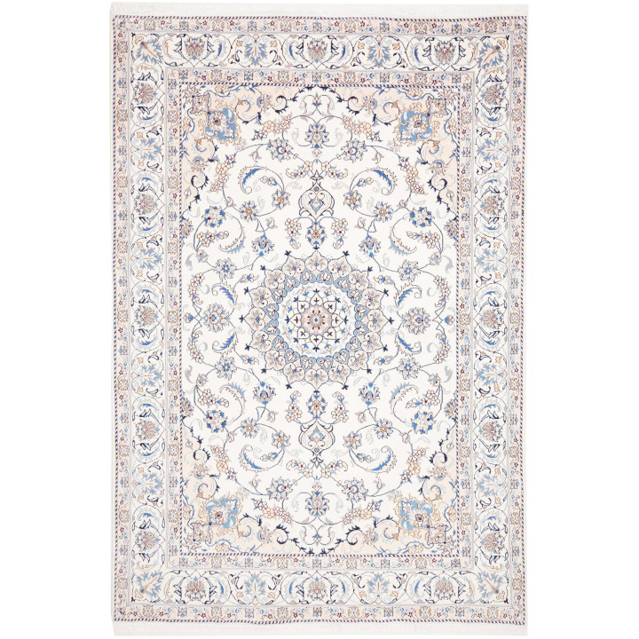 Hand Made Rug Nain Kashmar Persia 203x310 Ivory
