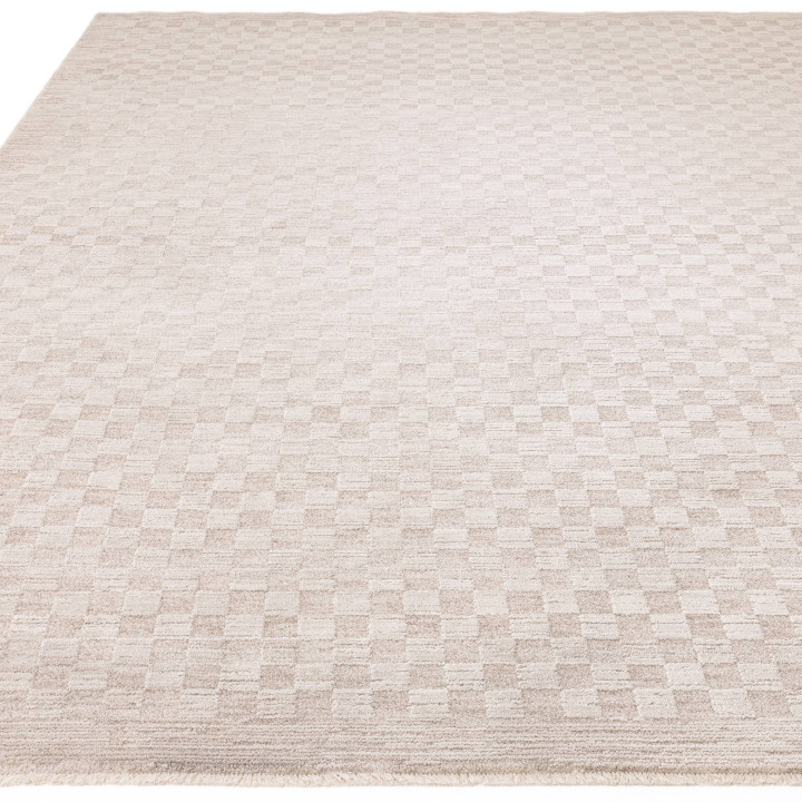 Tappeto Laurent geometrico beige tortora chiaro