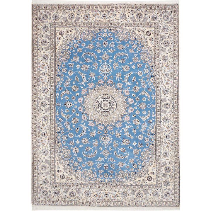 Tappeto Originale Nain 9la Persia 250x348 Azzur