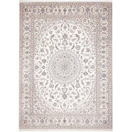 Hand Made Rug Nain 9la Persia 294x406 Ivory Blu