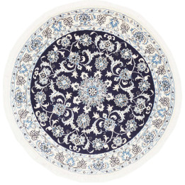 Hand Made Rug Nain Kashmar Persia 143x143 Midni