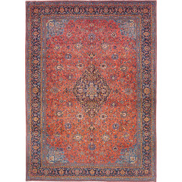 Hand Made Rug Sarough Persia 296x400 Coral Red