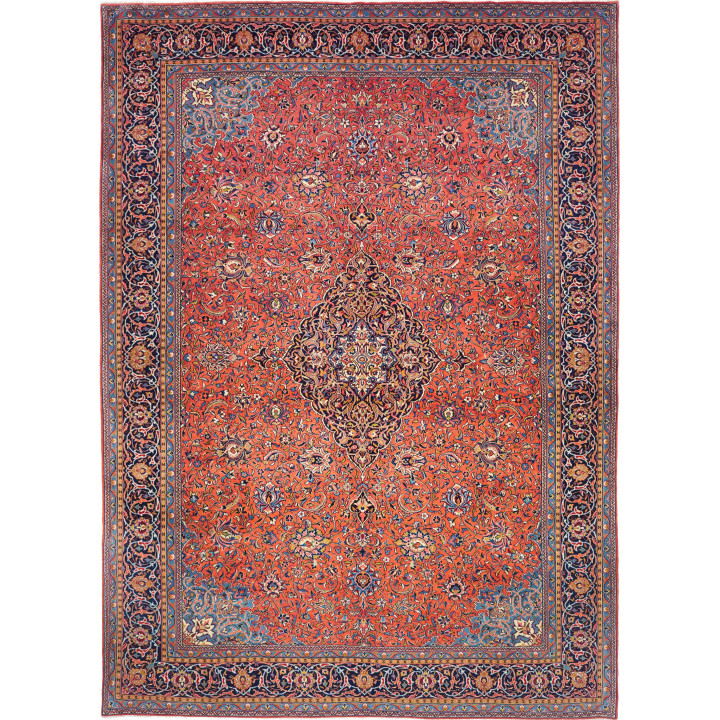 Hand Made Rug Sarough Persia 296x400 Coral Red
