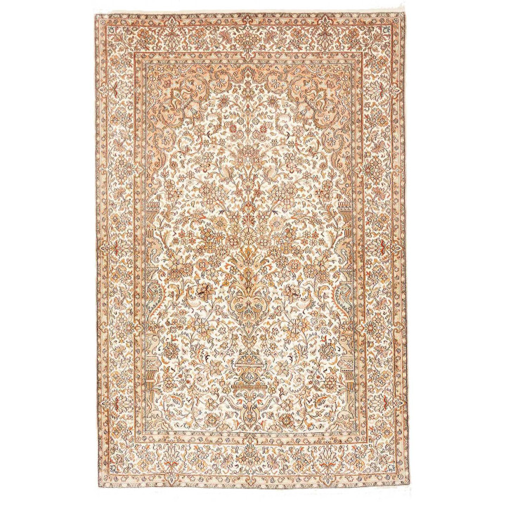 Tappeto Originale Kashmir India 125x192 Avorio