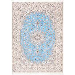 Tappeto Originale Nain 6la Persia 186x255 Azzur