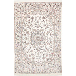 Hand Made Rug Nain 9la Persia 205x317 Ivory Blu
