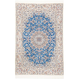 Tappeto Originale Nain 9la Persia 103x156 Blu A