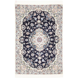 Tappeto Originale Nain 6la Persia 81x124 Blu No