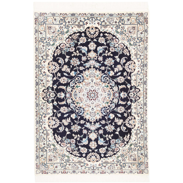 Hand Made Rug Nain 6la Persia 78x118 Midnight B