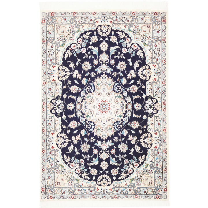 Hand Made Rug Nain 6la Persia 81x120 Midnight B