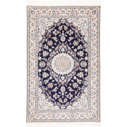 Tappeto Originale Nain 6la Persia 102x164 Blu S