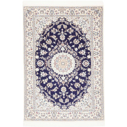 Hand Made Rug Nain 6la Persia 103x152 Dark Blue