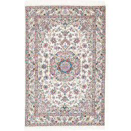 Hand Made Rug Nain 9la Persia 107x156 Ivory Blu