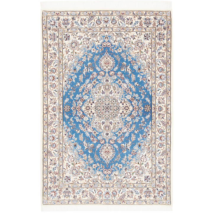 Tappeto Originale Nain 9la Persia 108x166 Azzur