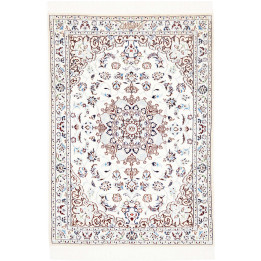 Hand Made Rug Nain 6la Persia 86x123 Ivory Blue