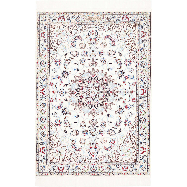 Tappeto Originale Nain 6la Persia 86x120 Avorio