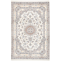 Hand Made Rug Nain 9la Persia 202x306 Ivory Bro