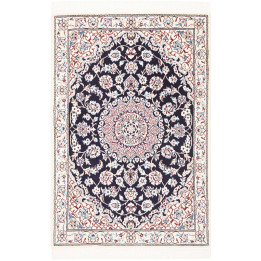 Tappeto Originale Nain 9la Persia 78x118 Blu Sc