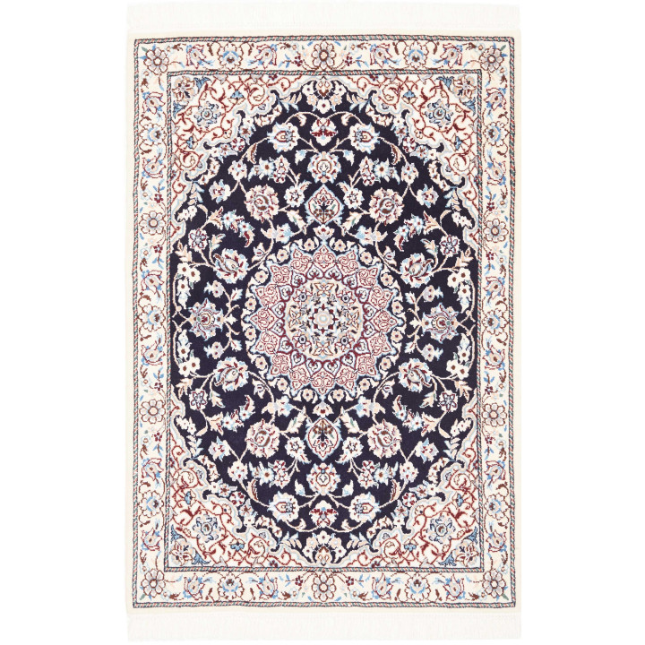 Tappeto Originale Nain 9la Persia 78x118 Blu Sc
