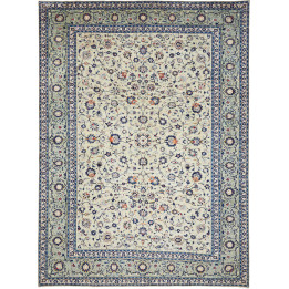 Tappeto Originale Kashan Persia 305x410 Verde C