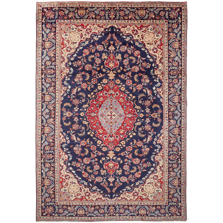 Hand Made Rug Nadjafabad Persia 280x406 Dark Bl