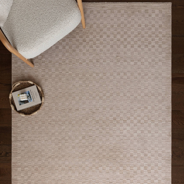 Rug Laurent geometric beige light taupe 240x320