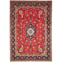Tappeto Originale Tabriz Persia 247x363 Rosso B