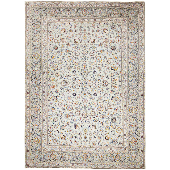 Tappeto Originale Kashan Persia 305x425 Avorio
