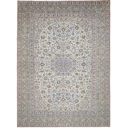 Tappeto Originale Kashan Persia 300x410 Azzurro